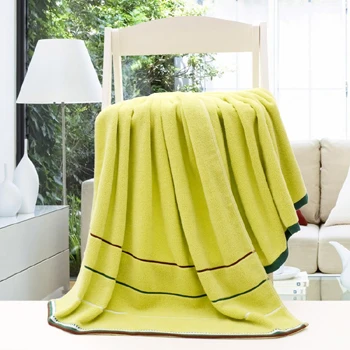 Новинка-140*70 см Хлопковое полотенце волшебное банное полотенце замороженное пляжное одеяло для взрослых toalha banho полотенца для ванной бренд - Цвет: Светло-зеленый