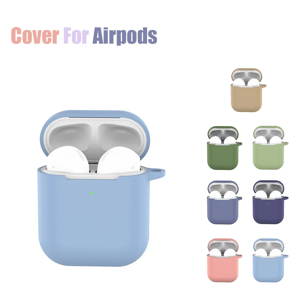 Case Cover For Apple Airpods Silicone Anti-lost Protective Cover Skin Case for Apple Air Pods 2 Charging Case Case Protection #