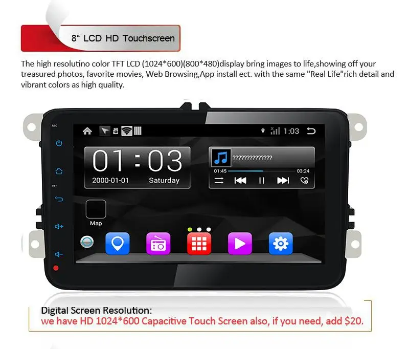 Top 8" Android Car DVD GPS/Car Audio Radio Stereo for VW GOLF6/new polo/New Bora/JETTA/MK4 B6/PASSAT/Tiguan/SKODA OCTAVIA/Fabia 14 Top 8" Android Car DVD GPS/Car Audio Radio Stereo for VW GOLF6/new polo/New Bora/JETTA/MK4 B6/PASSAT/Tiguan/SKODA OCTAVIA/Fabia 14