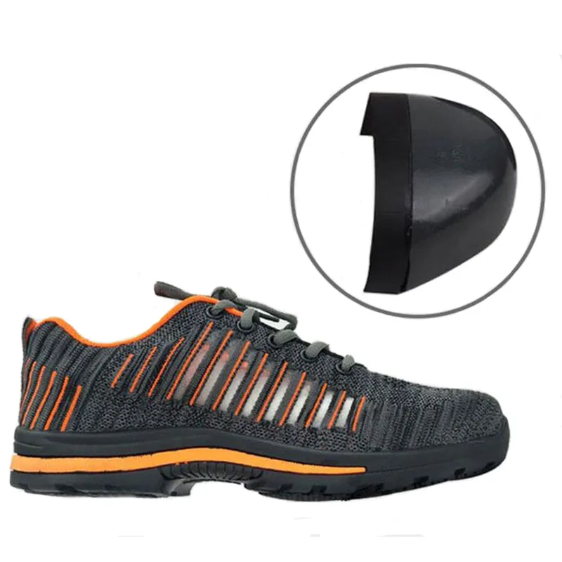 Мужская Рабочая обувь дышащая защитная обувь с дезодорирующими сетками защитная обувь со стальным носком на нескользящей подошве
