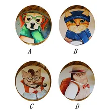 WINLIFE милые животные ковры чайный столик коврики круглый коврик для гостиной/спальни мягкий коврик 3D печать пол ковры