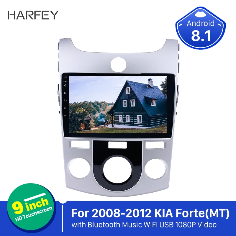 

Harfey 9 Inch 2DIN GPS Navi radios para auto Android 8.1 Car Radio For KIA Forte MT 2008 2009 2010 2011 2012 Support DVR WiFi