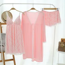 Пикантное Белье для сна, пижама с длинным рукавом дворец, повседневная одежда, красивое платье принцессы изящная пикантная бюстгальтер пижамы