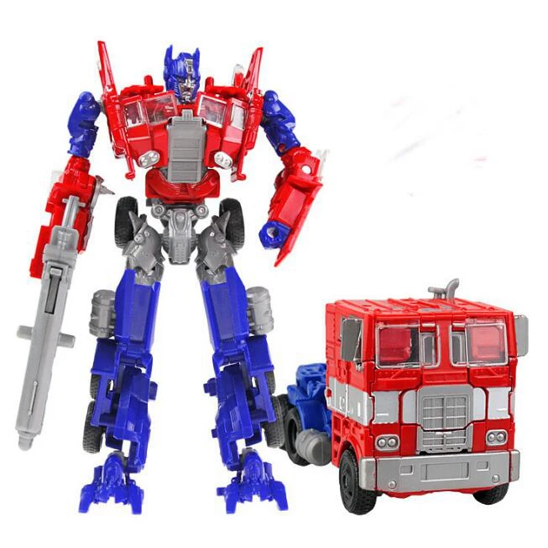 

Anime transformation 4 Car Robot PVC Action Figure Toys Classic Car Model Robot Toys or Children Christmas gift Brinquedos 17CM