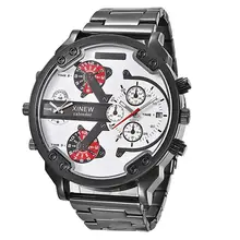 XINEW Hommes de Mode De Luxe Montre En Acier Inoxydable Sport Quartz Analogique Hommes Montre-Bracelet A4282