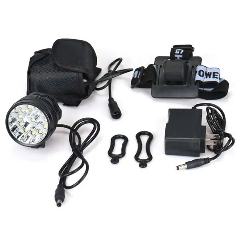 30000LM 12xXM-L T6 LED Bicycle Cycling Light Waterproof Lamp lanterna led bike flashlights headlamps,use 18650 Battery #4S19 (1)