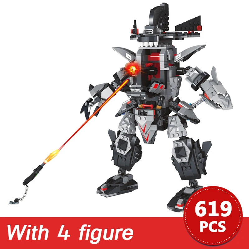 

619pcs Garma Mecha Man Robot Building Blocks Compatible With Major Brand Friends Bricks Model Figure Toys for Children Christmas