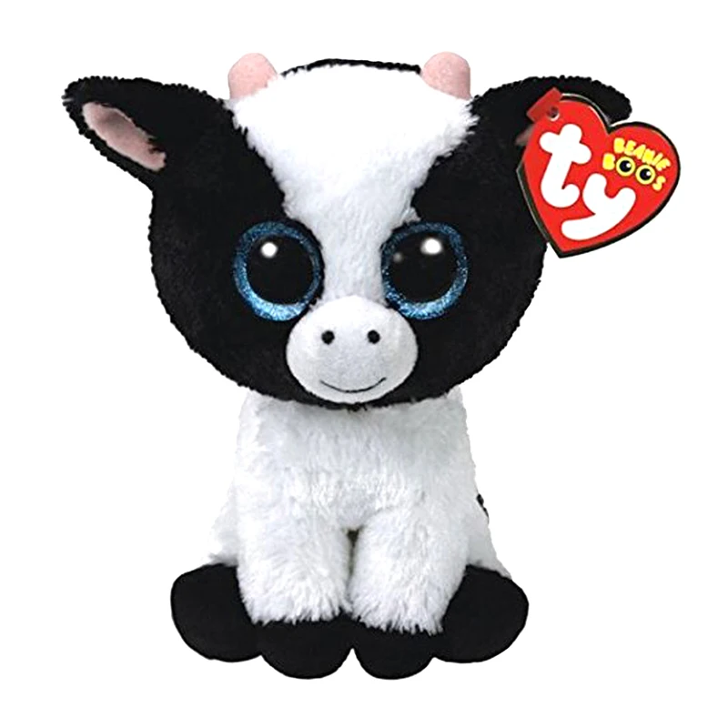Ty Plush Animal Doll Butter Cattle Soft Stuffed Toys With Tag 6