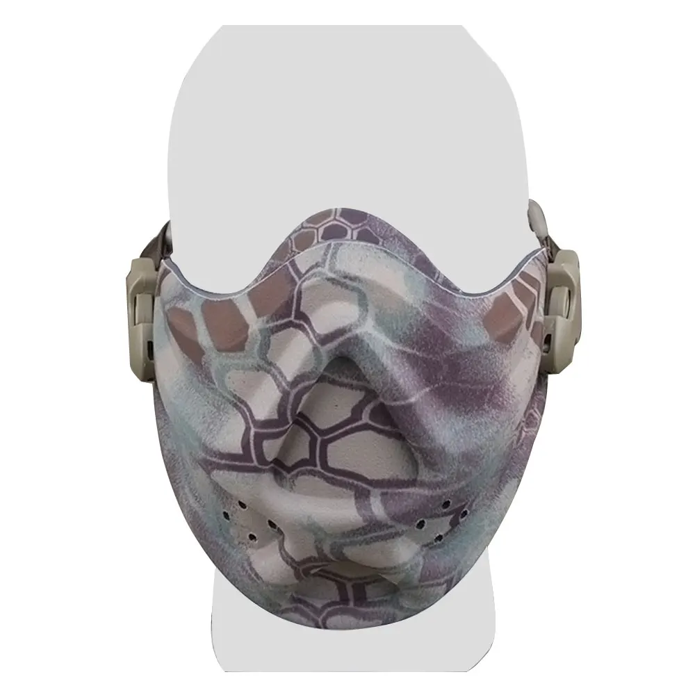 Emersongear Неопрена Жесткий Пена Маска Пластик легкий защитная маска половина Уход за кожей лица маска для Wargame Airsoft em6629