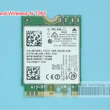 Для intel двухдиапазонный беспроводной N 7265 7265NGW 7265 AN BT4.0 NGFF M2 беспроводная карта для intel 7265
