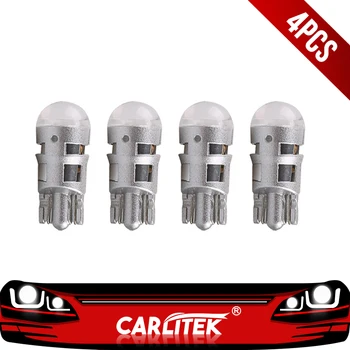 

CARLitek 4pcs T10 W5W 194 led Turn Signal Reverse Brake Light white LED Bulbs Car Lights yellow blue red 168 Signal Lamp