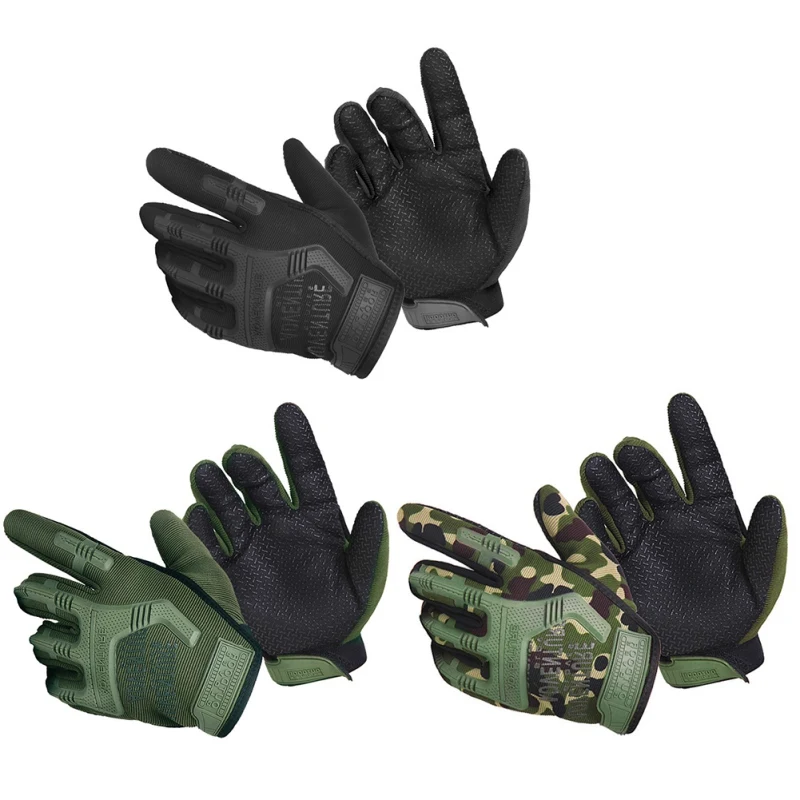 

Outdoor Tactical Gloves Refer To Male Wilderness Anti-Terrorism Army Fan Fighting Tactics Riding Non-Slip Gloves