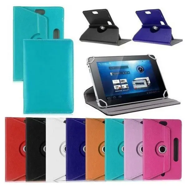 

For PocketBook SURFpad 2 U7/SURFpad 4 s 7" Inch 360 Degree Rotating Universal Tablet PU Leather cover case Free Pen