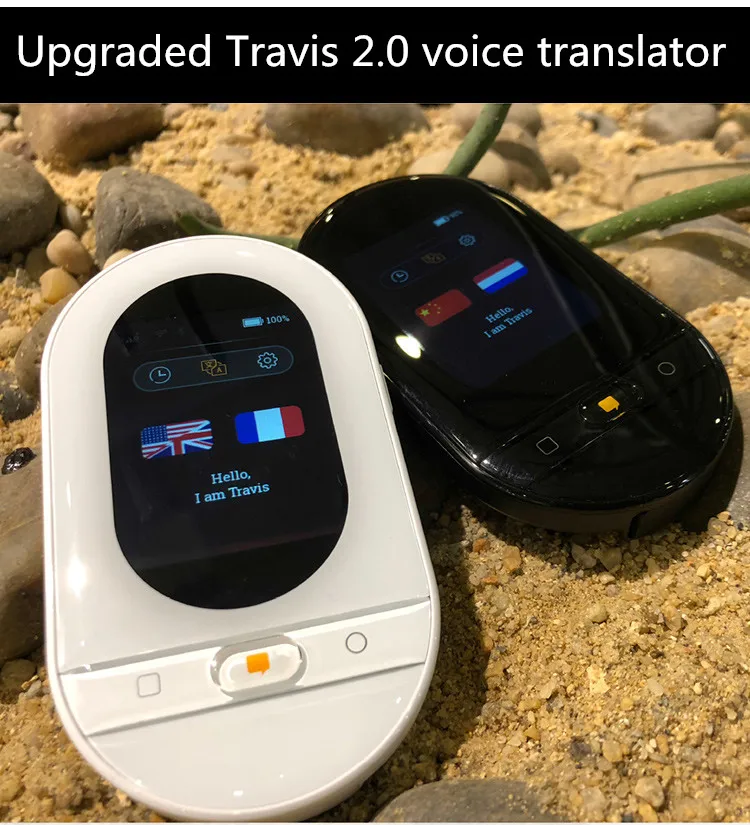 155 языков автономный онлайн-перевод Трэвиса 2,0 плюс голосовой переводчик Wifi Bluetooth 4G сенсорный экран Смарт-переводчик