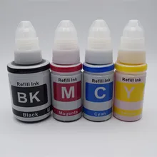 Refill Dye Ink Kit Kits BK  C/M/Y Special For Canon Refillable Inkjet Printer Dedicated g1800 g2800 g3800