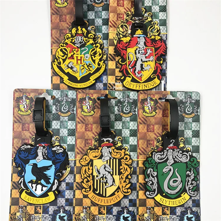 Harri Potter Platform 9 3/4 Хогвартс Гриффиндор Слизерин Ravenclaw Hufflepuff багаж идентификатор метки адрес держатель багажные ярлыки