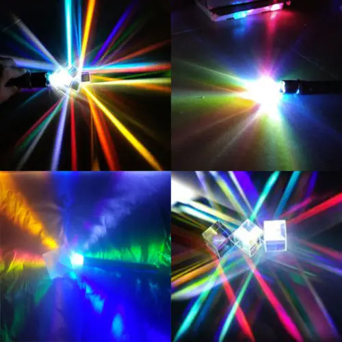 

15x15x15mm Party Decor Laser Beam Combine Cube Prism Mirror for 405nm-450nm Blue Laser Diode Module Party DIY Decorations