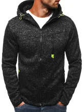 Running Jackets Men Fitness Sports Hooded Jacket Zipper Coat Streetwear Sweatshirt Workout Tracksuit Cashmere Cardigan 