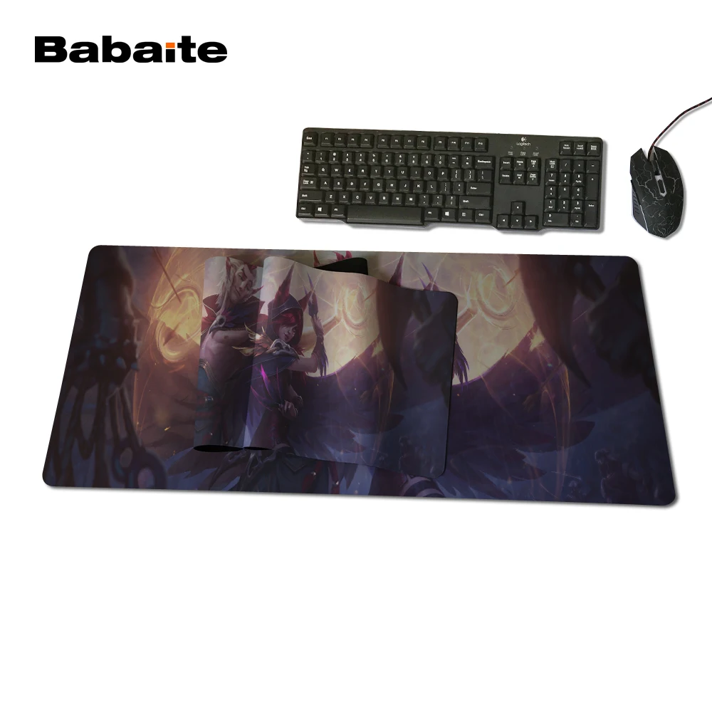  Babaite 2017 Mouse Pad Large Gaming Mouse Pad Locking Edge Mouse Mat Speed Version for Dota 2 Wallp