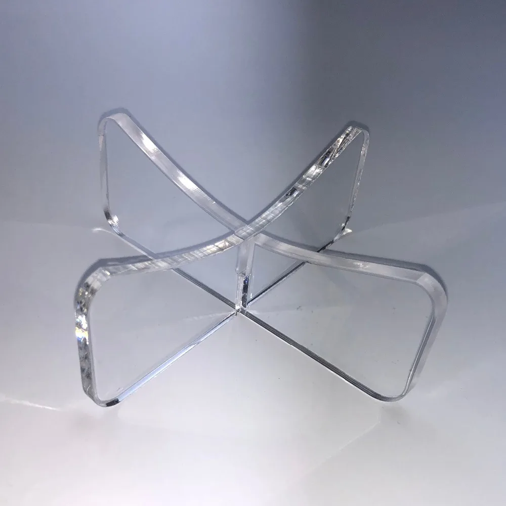 

12.5x5cm 1 Piece Transparent Acrylic Ball Big Stand Display Holder Rack Support Base For Soccer Volleyball Basketball Rugby Ball