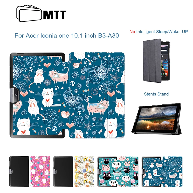 Cartoon Cat Case For Acer Iconia One 10 B3 A30 B3-A30 A3-A40 A3 A40 10.1 inch Tablet Leather Cover Stand Book Protective Shell Cartoon Cat Case For Acer Iconia One 10 B3 A30 B3-A30 A3-A40 A3 A40 10.1 inch Tablet Leather Cover Stand Book Protective Shell