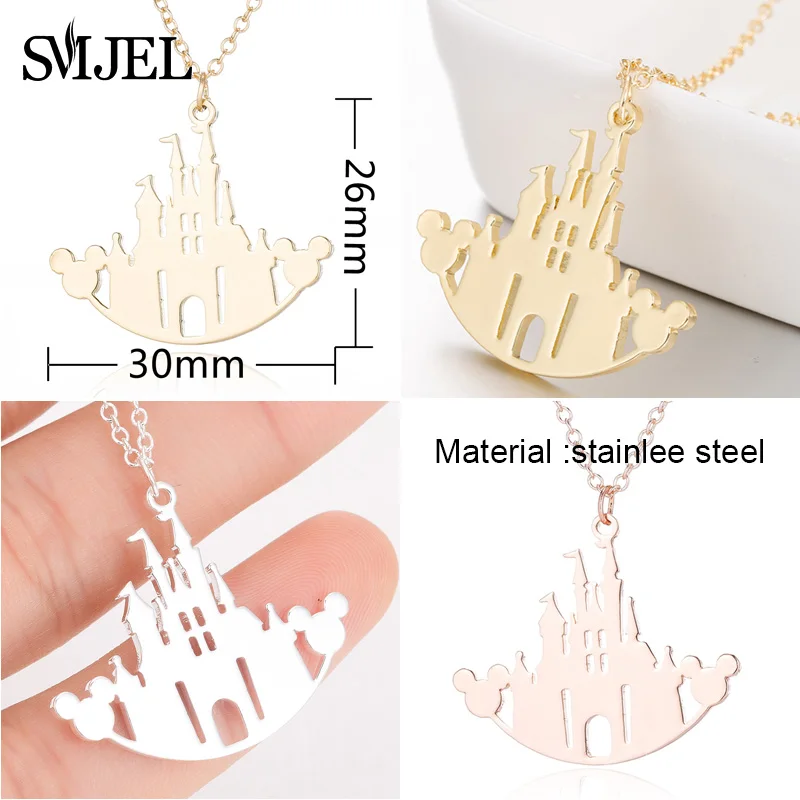 SMJEL Mini Animal Earing Mickey Earrings for Women Bijoux New Kids Earring Small Ear Studs Pendientes Cartoon Jewelry oorbellen