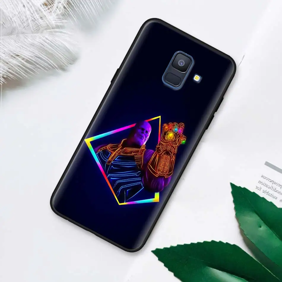 Черный мягкий чехол Marvel с супергероями Мстителями для Samsung Galaxy M30 M10 M20 A50 A70 A40 A10 A20 A30 A60 силиконовый чехол