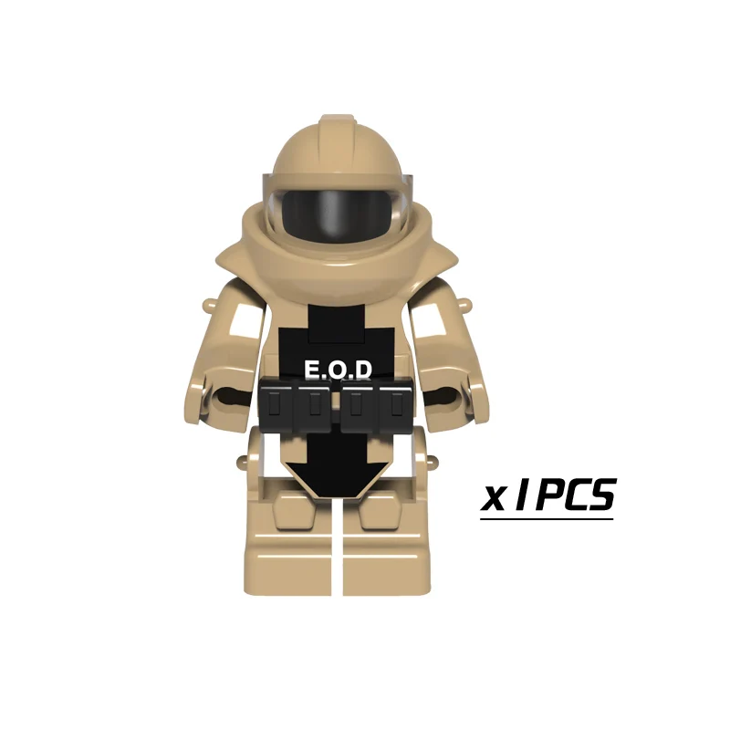 Набор аксессуаров для военных кукол 1 шт. сторонний костюм совместим с Legoesty EOD