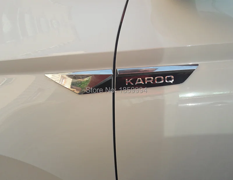 Для skoda kodiaq karoq Original сторона крыло двери эмблема значок стикер отделкой