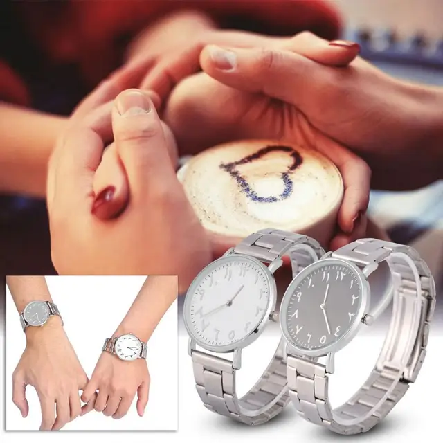 Simple Analog Unisex Watches Arabic Numerals Display Quartz Wrist Watch Round Lo Simple Analog Unisex Watches Arabic Numerals Display Quartz Wrist Watch Round Lo