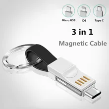 3 в 1 Micro Usb type C брелок кабель Шнур для iphone 6s зарядное устройство данных Зарядка брелок для samsung Xiaomi Pro кабели Microusb