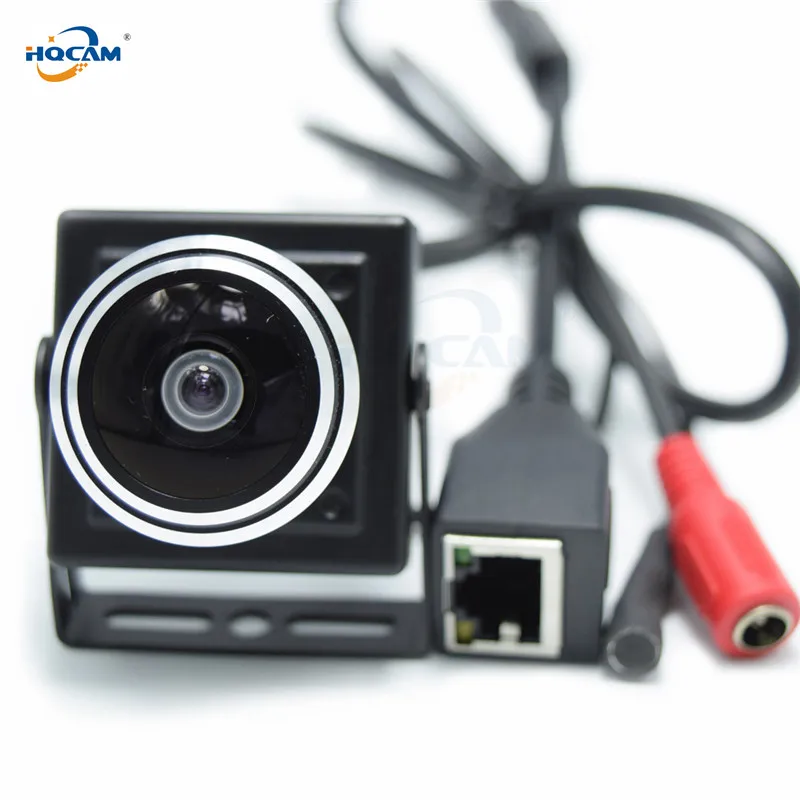 Câmera de Vídeo de Áudio Olho de Peixe Hqcam 2 1.3 1mp Mini Câmera ip H.264 Mic P2p Rede 1.78mm Grande Angular Lente 5 – 4 3