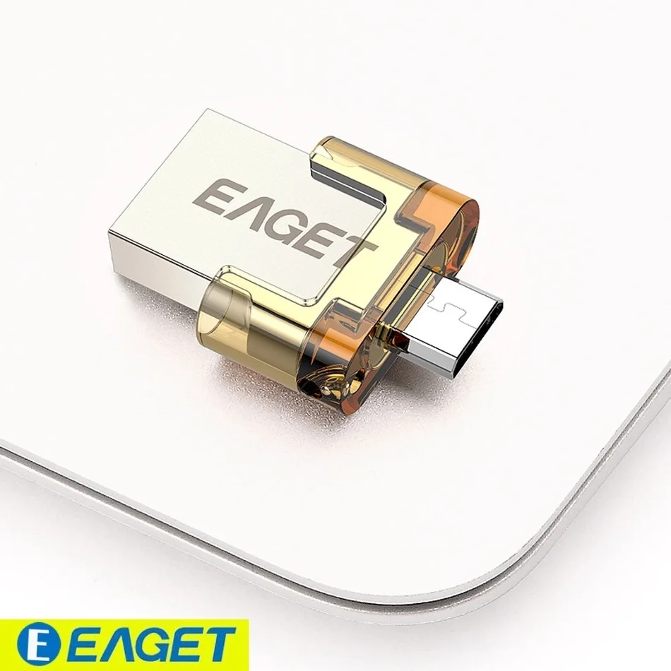 Buy EAGET V8 32GB Metal OTG USB Flash Drive Pendrives USB Stick 32 GB USB2.0 OTG Pen Drive
