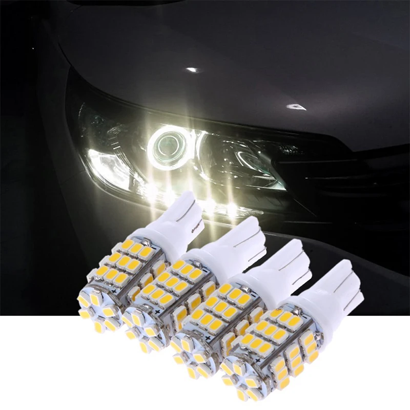 

DC12V Car Light Bulbs T10 42SMD-1206 3020 width lights White Color Emergency light