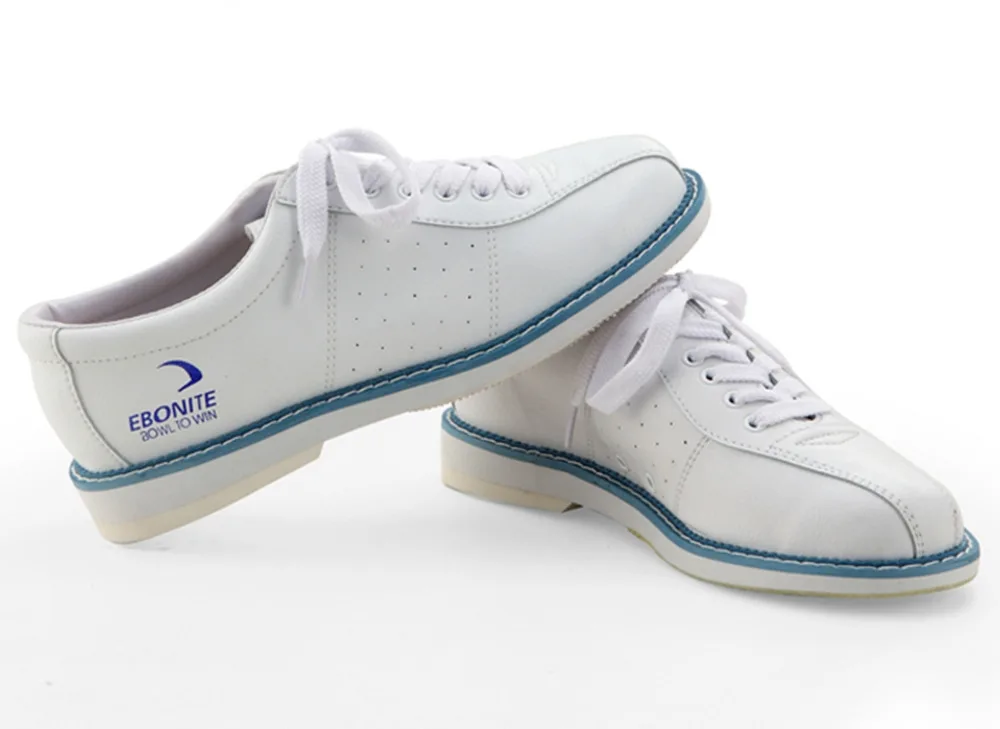 Buy On Sale New White PVC Leather Bowling Shoes Men Women Unisex Breathable