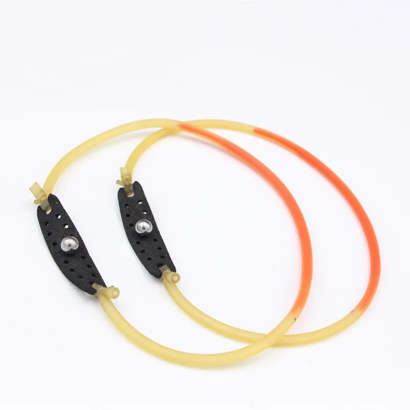 

Powerful Hunting Bow Hunting Slingshot Rubber Band Tubing PU Leather Professional Tactical Pocket SlingShot for Hunting