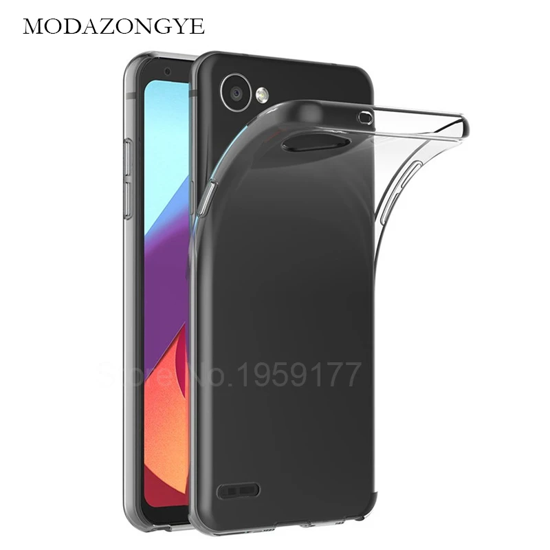 MODAZONGYE Soft Transparent Case For LG Q6 Cover Silicone Back Phone Q 6 Alpha M 700 M700 M700AN |