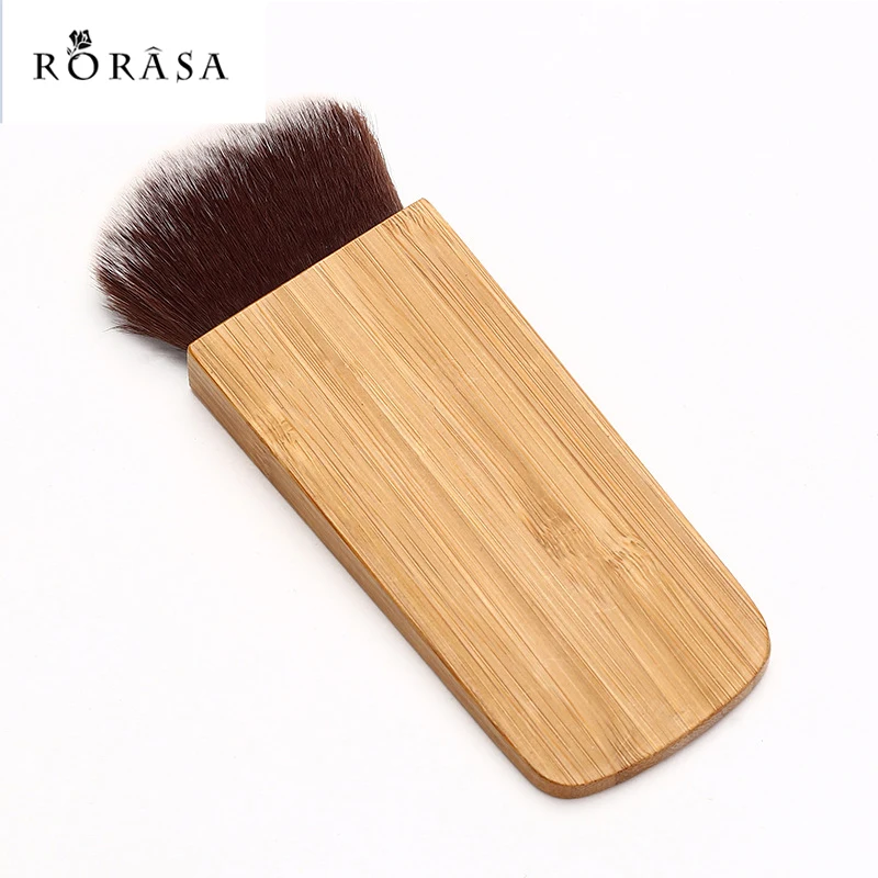 

1Pcs Multipurpose Bamboo Makeup Brush Big Flat Foundation Powder Contour Cosmetic Brushes Beauty Tool Blending Wood Brushes