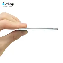Ascromy ультратонкий водонепроницаемый Qi зарядное устройство беспроводной зарядный коврик для Xiaomi Mi Mix 2S iPhone 8 Plus X 10 samsung Galaxy S9 Plus S8