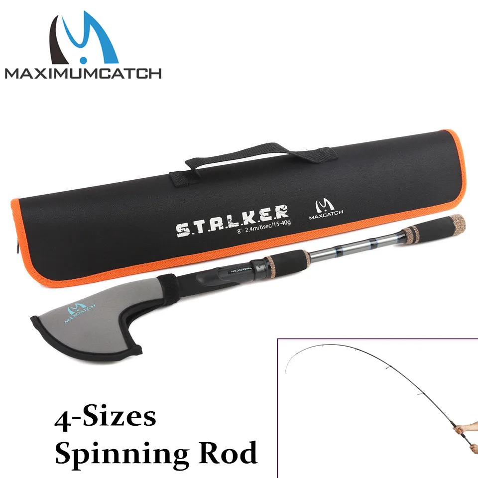 melhor Maximumcatch Topo da Classe 2.0 2.1 2.4 2.7 m Stalker Telescópica Vara De Pesca Fiação Vara De Pesca de Água Doce
