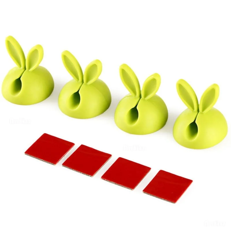 4 шт. держатель зажим для наушников|cable winder|cord organizercable winder tidies |