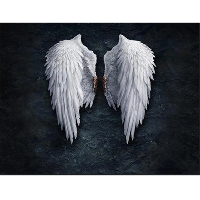 

5D DIY Full Square Round Diamond Painting Angel Wings Diamond Embroidery Cross Stitch Rhinestone Mosaic Home Decor Gift