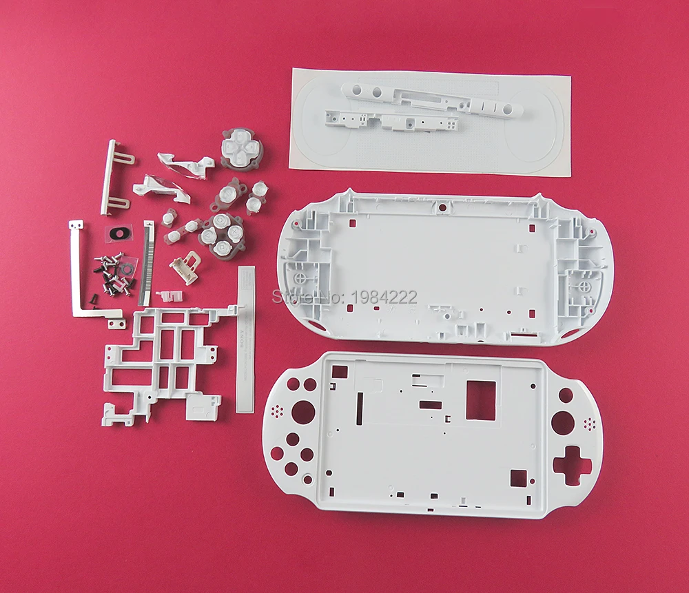 Корпус Передняя Лицевая панель чехол оболочка полный кнопки Замена для PSV2000 PSVITA 2000 Консоль
