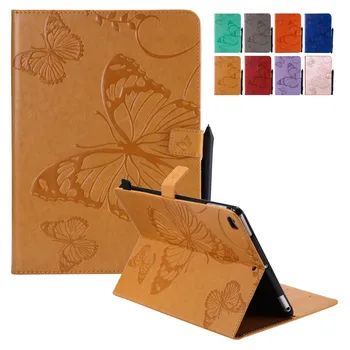 

For Funda iPad 9.7 2018 Case Luxury Butterfly Magnetic Flip Leather Soft TPU Skin Cover Tablet Case for New iPad 9.7 2017 2018