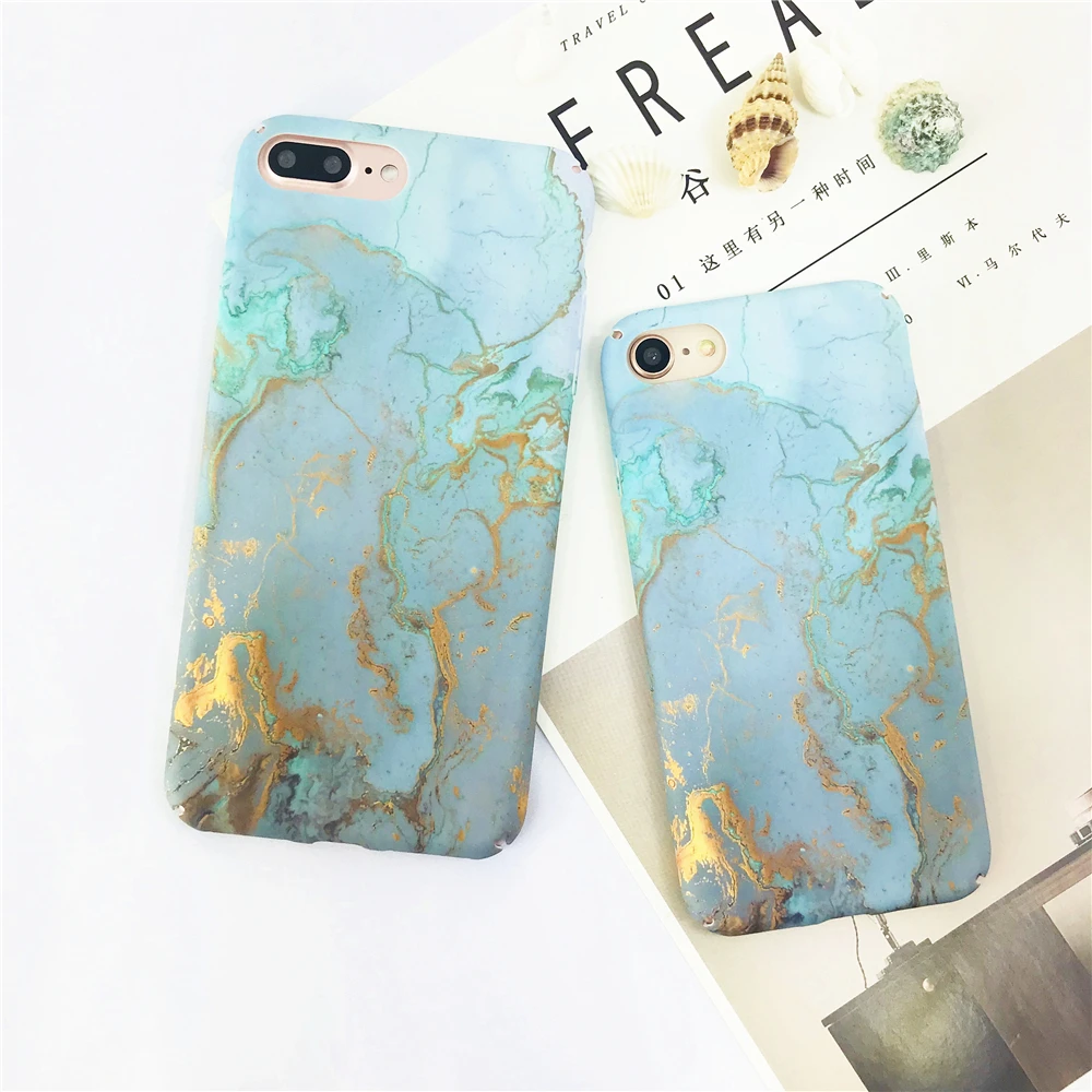 Trendy Fashion Golden Gradient Marble Cases For iPhone 6S 6 Girl Style  Phone Case For iPhone 6s 6 Plus PC Full Protection Cover|Fitted Cases| -  AliExpress