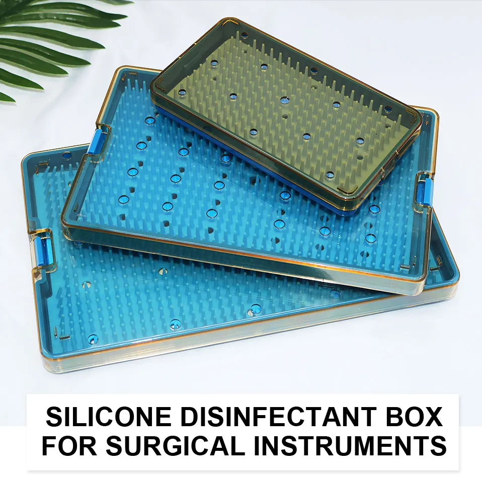Силиконовая коробка для стерилизации высокой температуры и высокого давления инструмент коробка для стерилизации микрохирургический инструмент