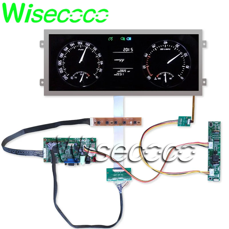 HSD123IPW1 A00 12 3 IPS светодиодный ЖК дисплей Панель для автомобильных экранов 1920*720 VGA LCD S