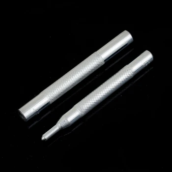 

Iron Alloy Leathercraft Tools Die Punch Snap Rivet Setter Silver Color 7.4cm x8cm(2 7/8" x3 1/8") 7.5cm x7cm(3" x2 6/8"), 1Set