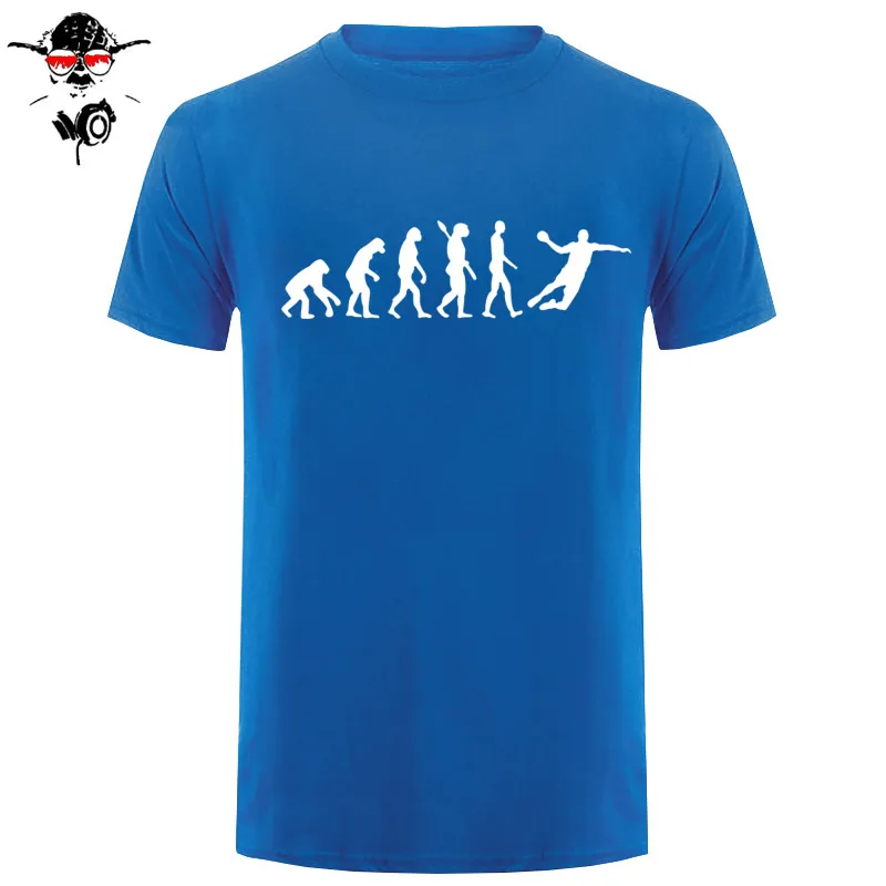 Evolution Handball T Shirt Men New Summer Short Sleeve Fashion Cotton Cool Evolution T-Shirt Tops Men Clothing