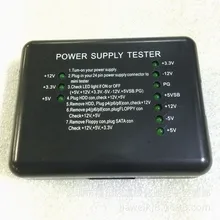 10 шт. компьютерный блок питания Тестер шасси Мощность тестер Мощность обнаружения диагностическая аппаратура 5 V-12 V
